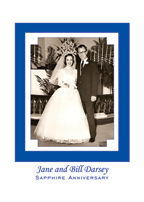 Forty Fifth Wedding Anniversary Party Invitation