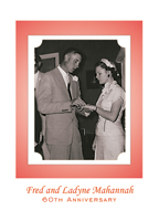Sixtieth Wedding Anniversary Party Invitation